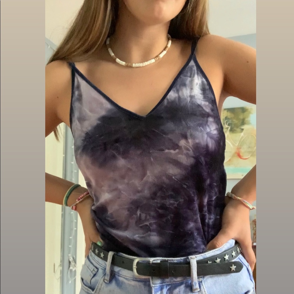 Galaxy Tank Top with spaghetti straps